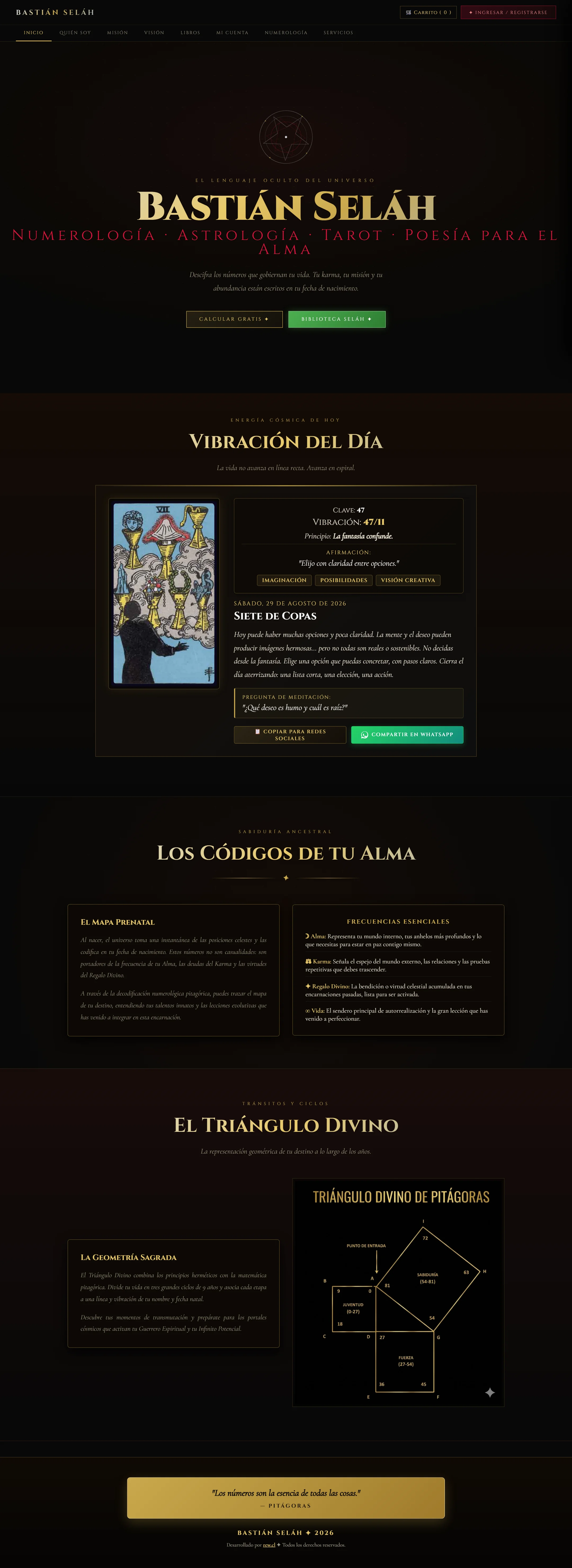 Bastián Selah - Web & IA