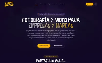 Funktographer - Plataforma Audiovisual & Live Link Bio