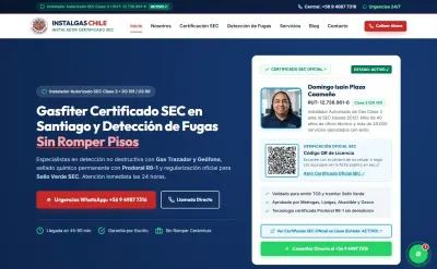InstalGas Chile - Servicios de Gas Autorizados SEC